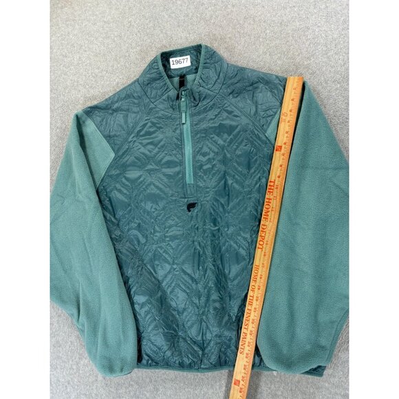 Fabletics Half Zip Nylon Athletic Pullover Jacket (Men's‎ 2XL) Teal - Picture 5 of 12